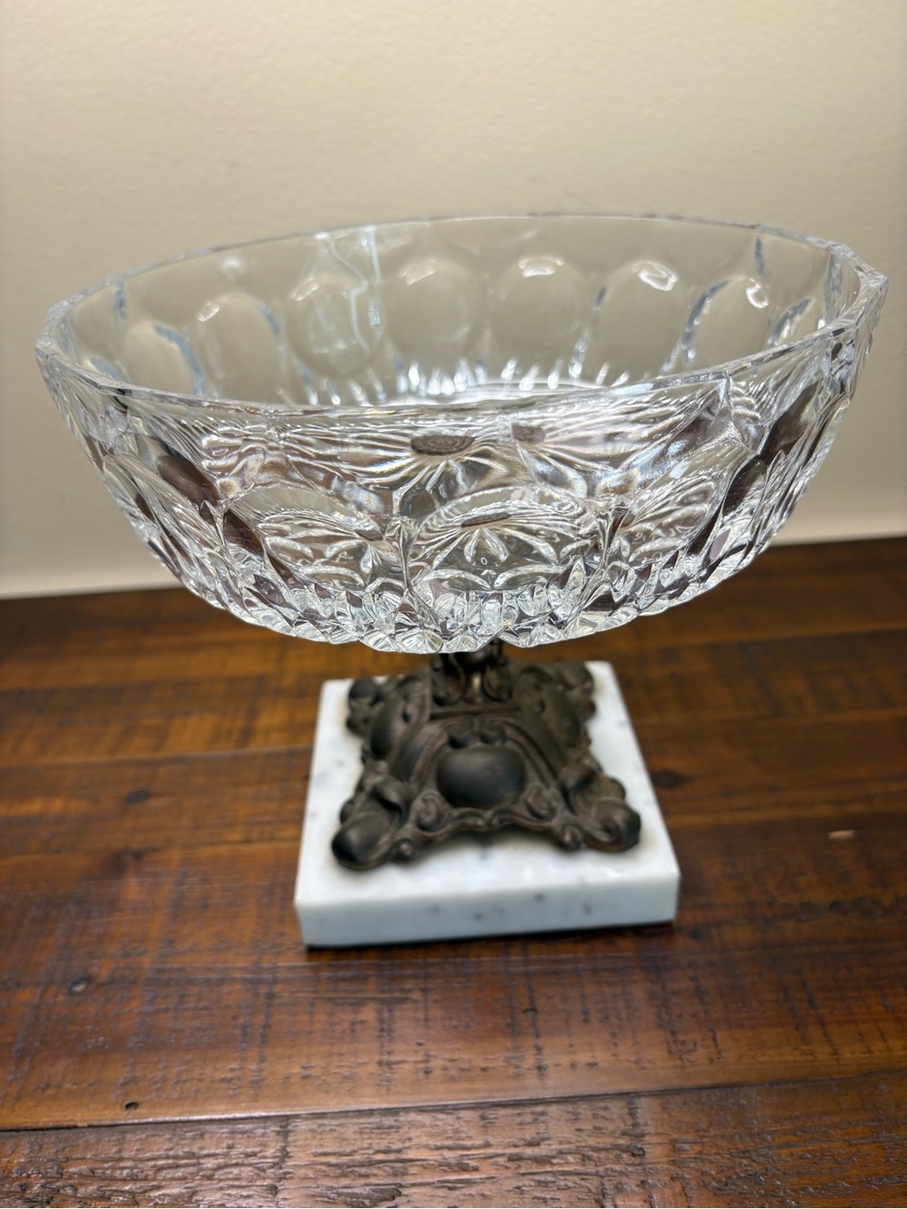 Vintage Hollywood Regency Style Compote Dish / Centerpiece